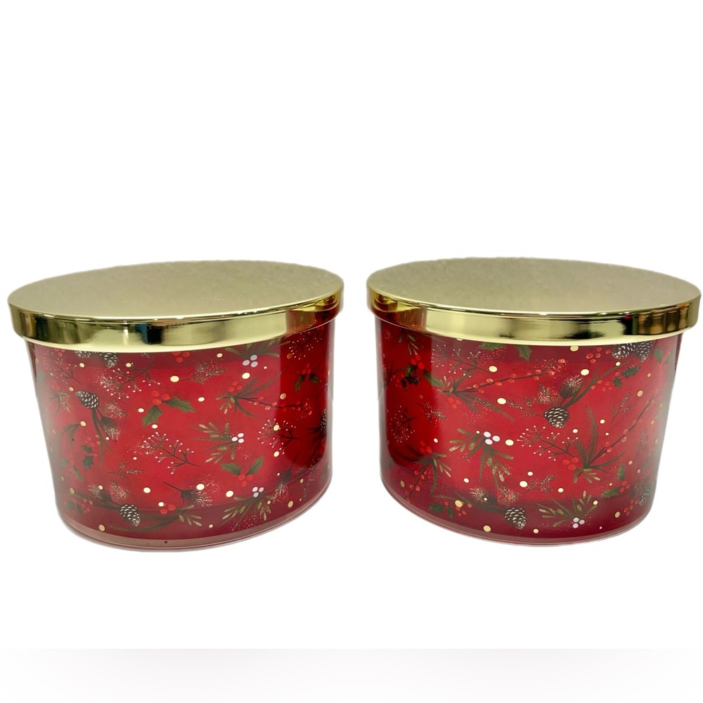 NWT! ⛄️ 15 oz. Lady Jayne Frosty Pine Christmas Holiday Jar Candle 25 Hr. Burn
